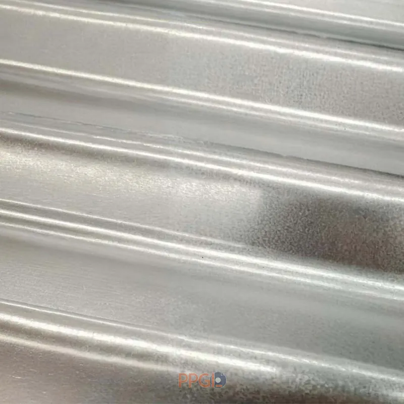 Galvanized and color-coated corrugated steel roofing sheets