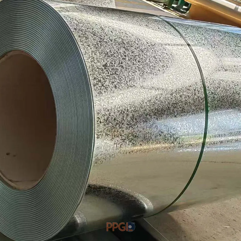 High tensile full hard GI coil with regular spangle ready for cold roll forming machine