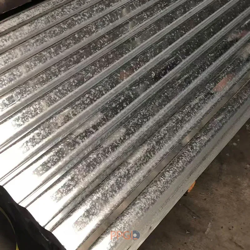 Corrugated Galvanized Roof Sheet roofing sheets with visible spangle surface