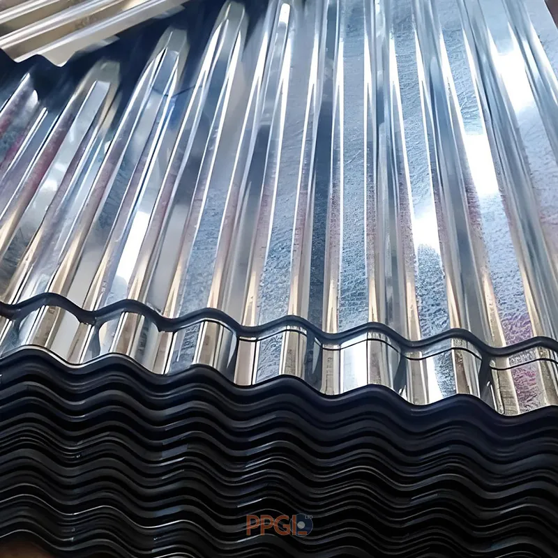 Corrugated Galvanized Roof Sheet roofing sheets close up view