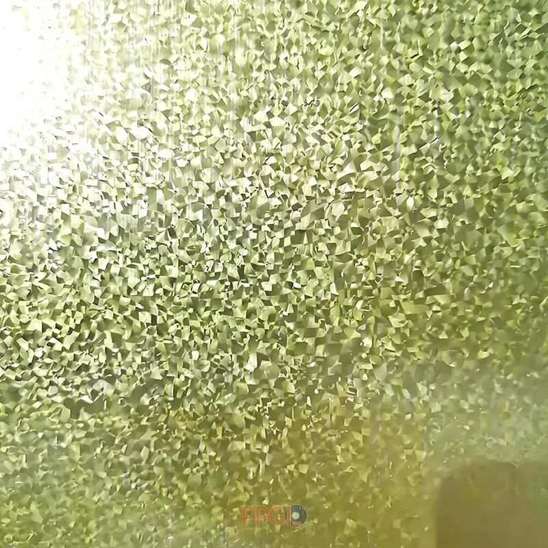 Golden anti fingerprint galvalume steel coil surface detail