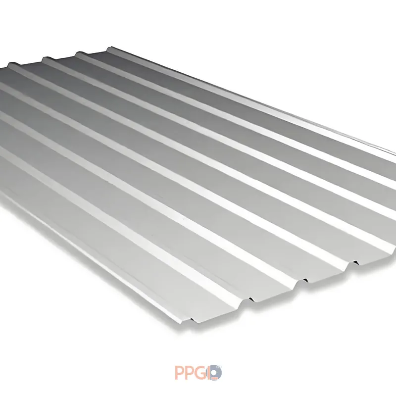 Galvalume IBR steel roofing sheet profile rendering