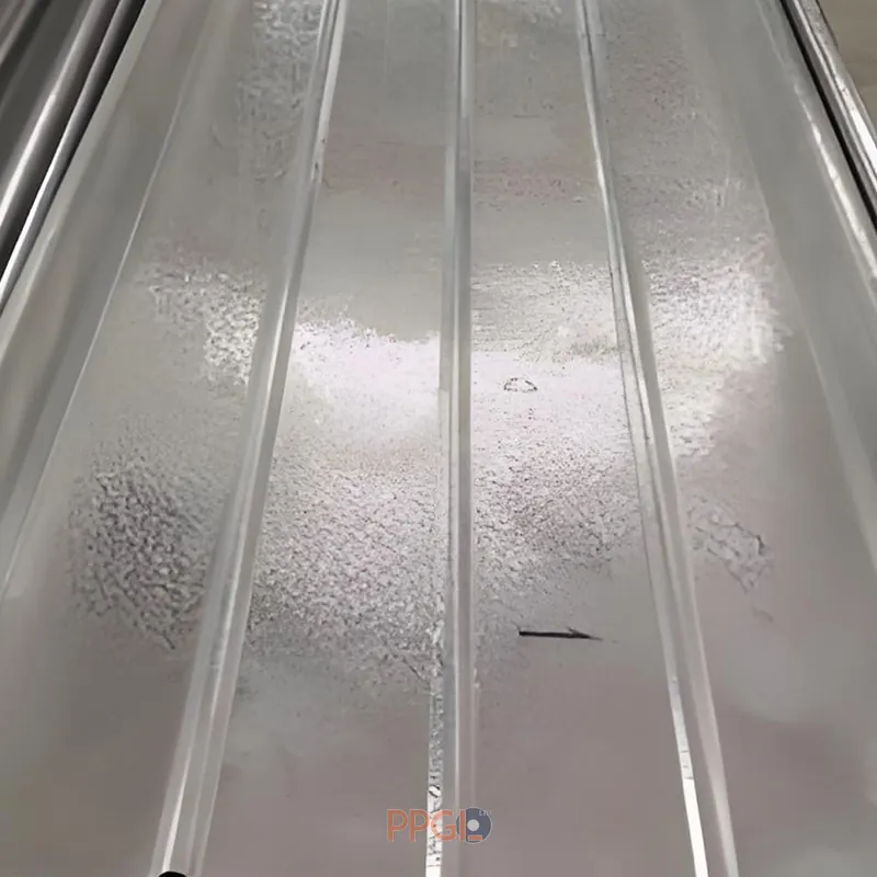 Galvalume trapezoidal profile steel roofing panel cross-section