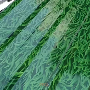 Green grass pattern printed steel roofing sheet