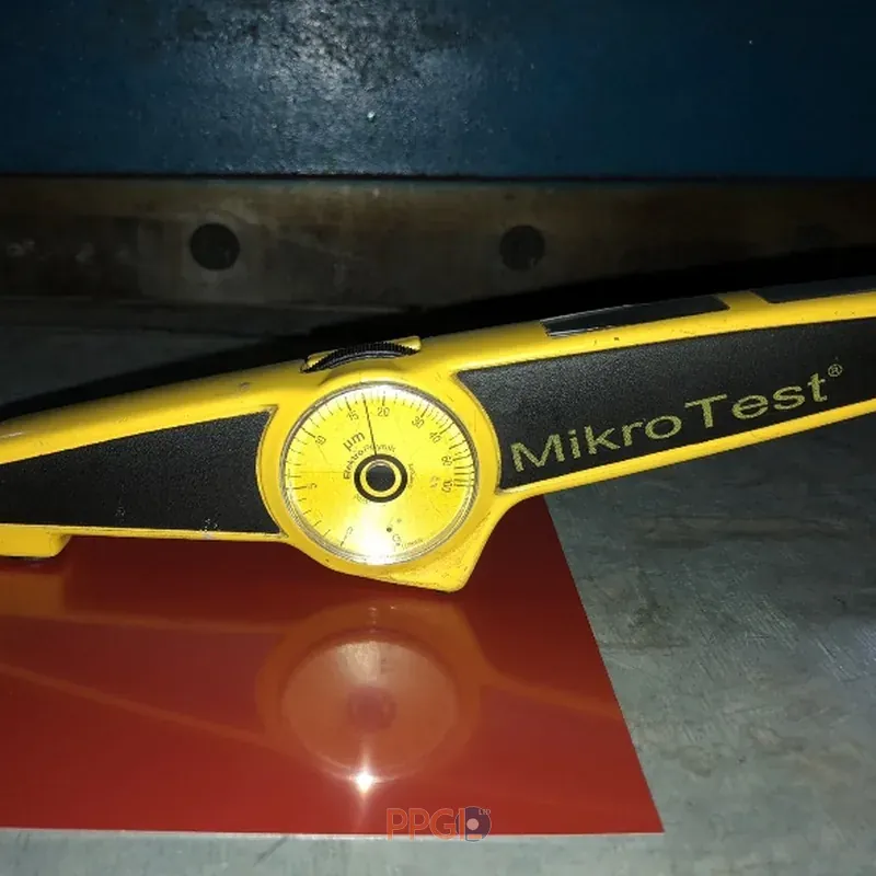 Online paint thickness measurement