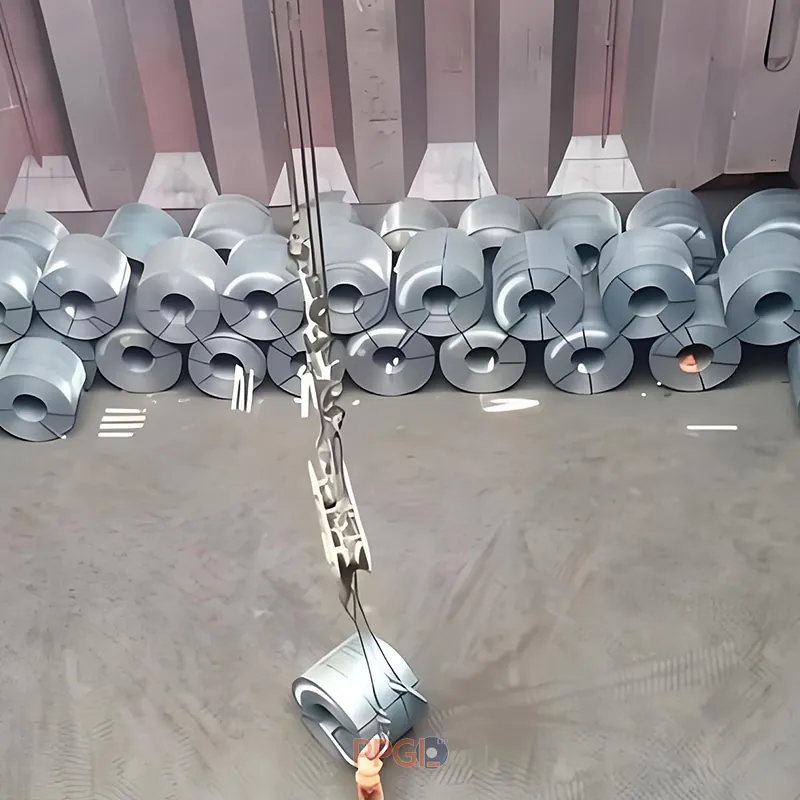 Steel products handled for bulk-vessel loading