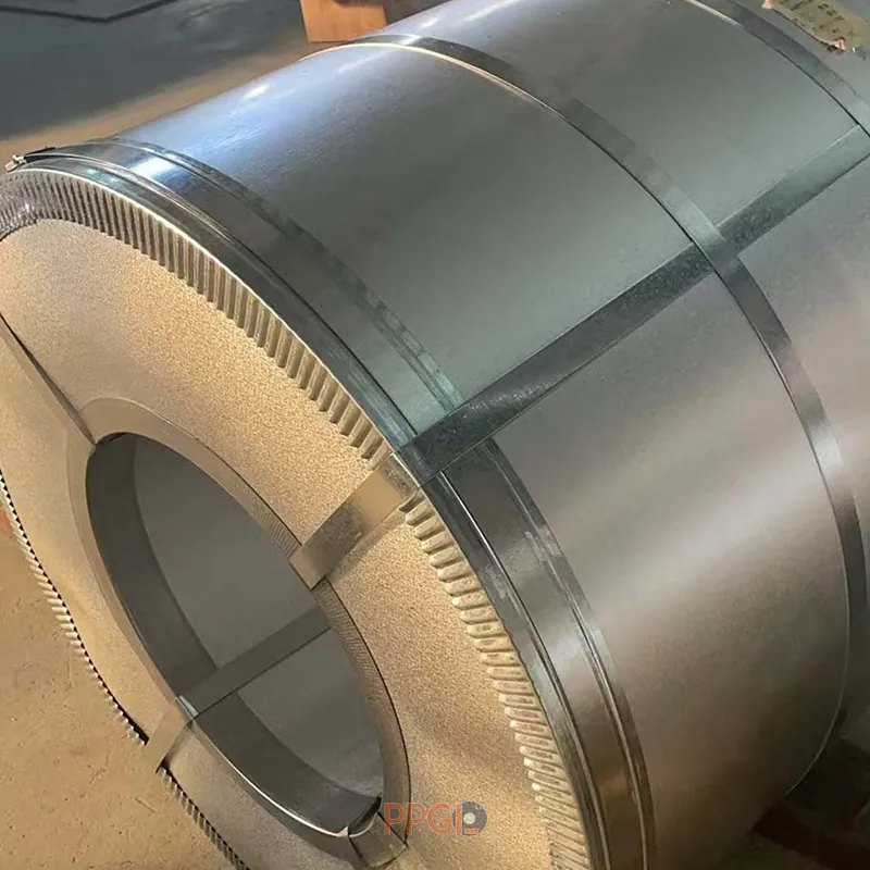 Outer galvanized steel sheet protection cover for seaworthy steel coil packaging