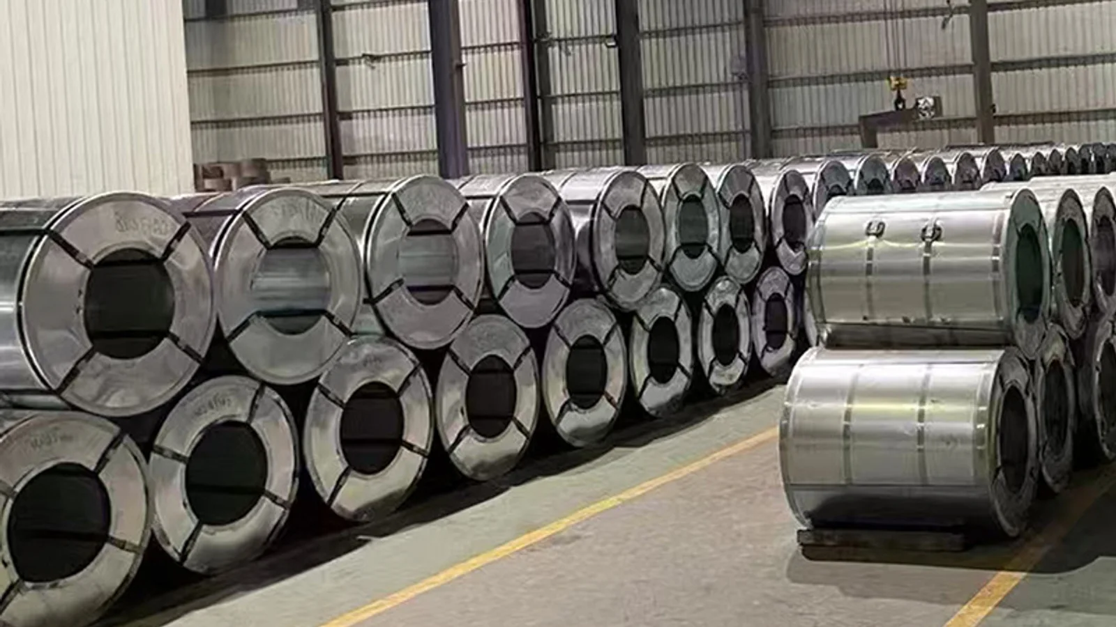 corrugated color steel coil for Ghana shipment