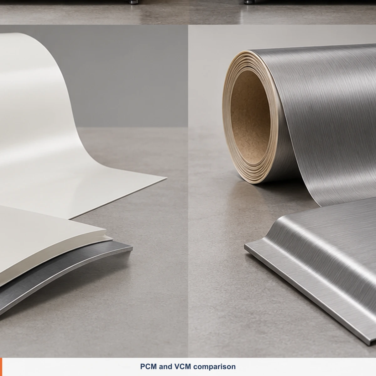 PCM vs VCM steel sheet cost and usage difference material and application detail